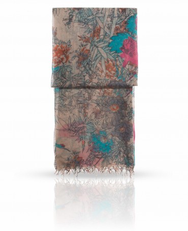 Палантин Женский W-CRANE/GOLD